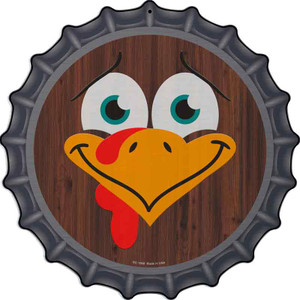 Turkey Face Wholesale Novelty Metal Bottle Cap Sign