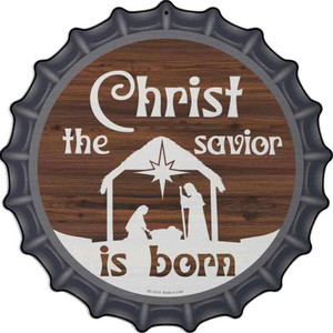 Christ The Savior is Born Wholesale Novelty Metal Bottle Cap Sign
