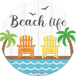 Beach Life Wholesale Novelty Circle Coaster Set of 4