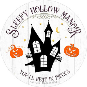 Sleepy Hollow Manor Wholesale Novelty Circle Coaster Set of 4