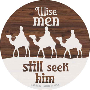 Wise Men still Seek Him Wholesale Novelty Circle Coaster Set of 4