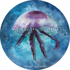 Jellyfish Blue Wholesale Novelty Circle Coaster Set of 4