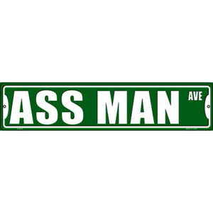 Ass Man Avenue Wholesale Novelty Metal Street Sign