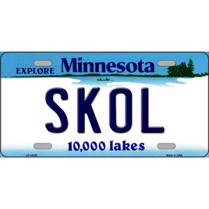 Skol Minnesota Wholesale Novelty Metal License Plate