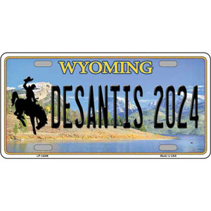 Desantis 2024 Wyoming Wholesale Novelty Metal License Plate