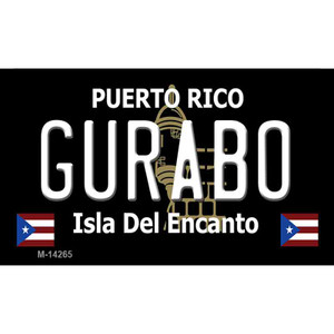 Gurabo Puerto Rico Black Wholesale Novelty Metal Magnet