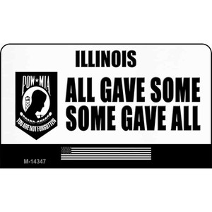 Illinois POW MIA Some Gave All Wholesale Novelty Metal Magnet