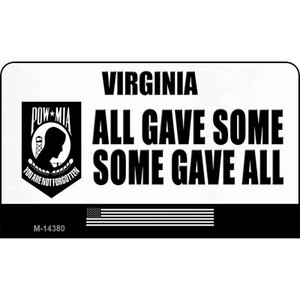 Virginia POW MIA Some Gave All Wholesale Novelty Metal Magnet
