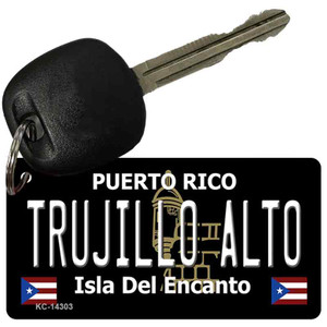 Trujillo Alto Puerto Rico Black Wholesale Novelty Metal Key Chain