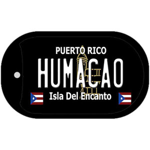 Humacao Puerto Rico Black Wholesale Novelty Metal Dog Tag Necklace