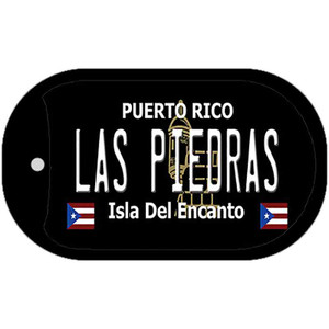 Las Piedras Puerto Rico Black Wholesale Novelty Metal Dog Tag Necklace