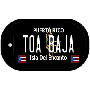 Toa Baja Puerto Rico Black Wholesale Novelty Metal Dog Tag Necklace