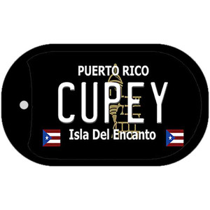 Cupey Puerto Rico Black Wholesale Novelty Metal Dog Tag Necklace