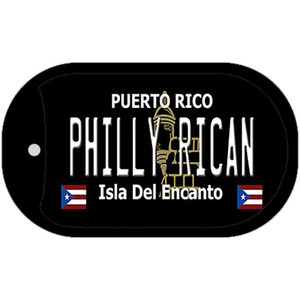 Philly Rican Puerto Rico Black Wholesale Novelty Metal Dog Tag Necklace