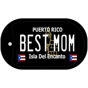 Best Mom Puerto Rico Black Wholesale Novelty Metal Dog Tag Necklace