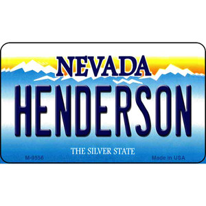 Henderson Nevada Background Wholesale Novelty Metal Magnet