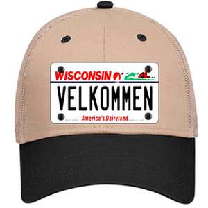 Velkommen Wisconsin Wholesale Novelty License Plate Hat