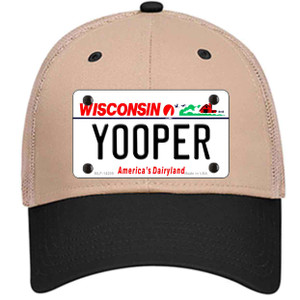 Yooper Wisconsin Wholesale Novelty License Plate Hat