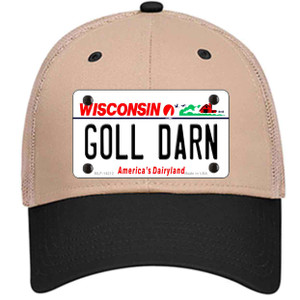 Goll Darn Wisconsin Wholesale Novelty License Plate Hat