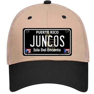 Juncos Puerto Rico Black Wholesale Novelty License Plate Hat