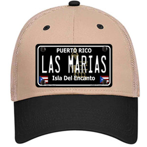 Las Marias Puerto Rico Black Wholesale Novelty License Plate Hat