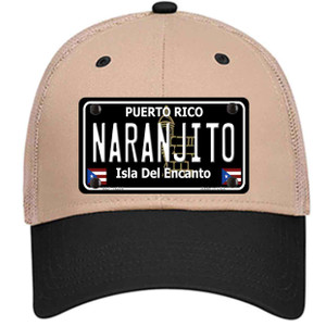Naranjito Puerto Rico Black Wholesale Novelty License Plate Hat