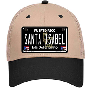 Santa Isabel Puerto Rico Black Wholesale Novelty License Plate Hat
