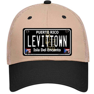 Levittown Puerto Rico Black Wholesale Novelty License Plate Hat