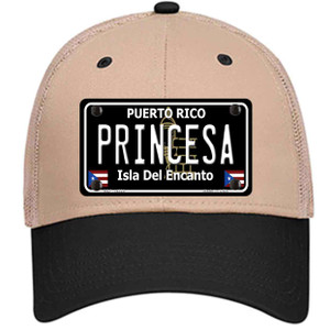 Princesa Puerto Rico Black Wholesale Novelty License Plate Hat