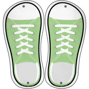 Lime Green Solid Wholesale Novelty Metal Shoe Outlines (Set of 2)