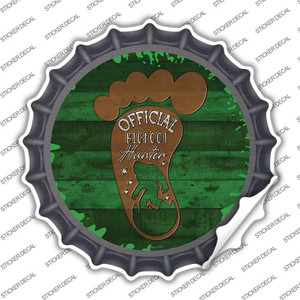 Bigfoot Hunter Footprint Wholesale Novelty Bottle Cap Sticker Decal