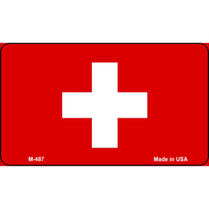 Switzerland Flag Wholesale Novelty Metal Magnet