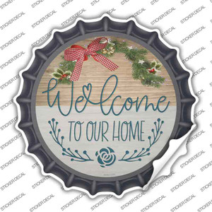 Our Home Wreath Wholesale Novelty Bottle Cap Sticker Decal