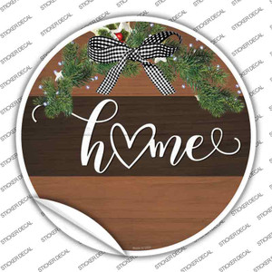 Home Bow Wreath Wholesale Novelty Circle Sticker Decal