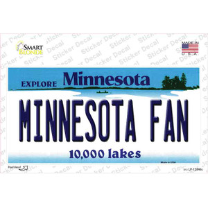 Minnesota Fan MN Wholesale Novelty Sticker Decal