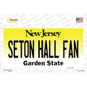 Seton Hall Fan NJ Wholesale Novelty Sticker Decal