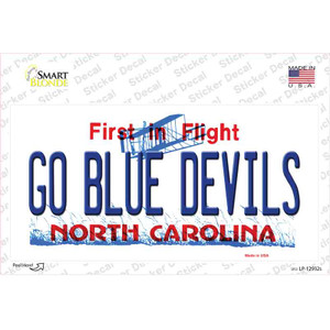 Go Blue Devils NC Wholesale Novelty Sticker Decal