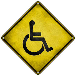Handicap Wholesale Novelty Metal Crossing Sign