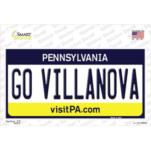 Go Villanova PA Wholesale Novelty Sticker Decal
