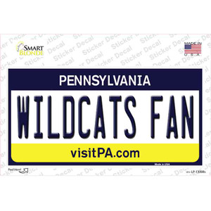 Wildcats Fan Pennsylvania PA Wholesale Novelty Sticker Decal