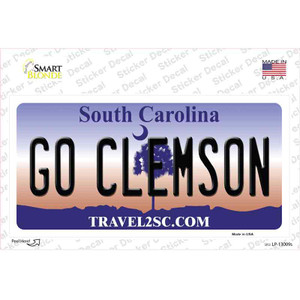 Go Clemson SC Wholesale Novelty Sticker Decal