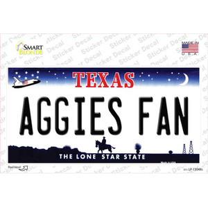 Aggies Fan TX Wholesale Novelty Sticker Decal