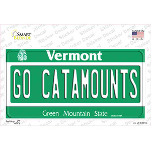 Go Catamounts VT Wholesale Novelty Sticker Decal