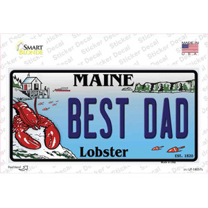 Best Dad Maine Lobster Wholesale Novelty Sticker Decal