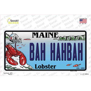 Bah Hahbah Maine Lobster Wholesale Novelty Sticker Decal