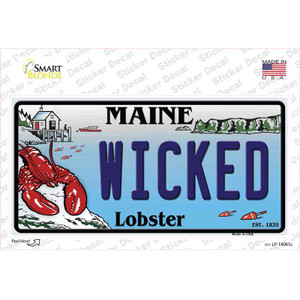 Wicked Maine Lobster Wholesale Novelty Sticker Decal
