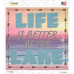 Life Better At The Lake Wholesale Novelty Square Sticker Decal