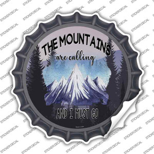 Mountains Are Calling I Must Go Wholesale Novelty Bottle Cap Sticker Decal