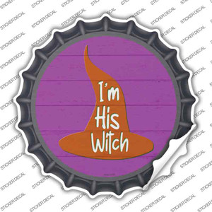 Im His Witch Pink Wholesale Novelty Bottle Cap Sticker Decal