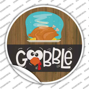 Gobble Turkey Wholesale Novelty Circle Sticker Decal